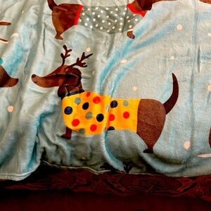 NWT (2) Dachshund throws